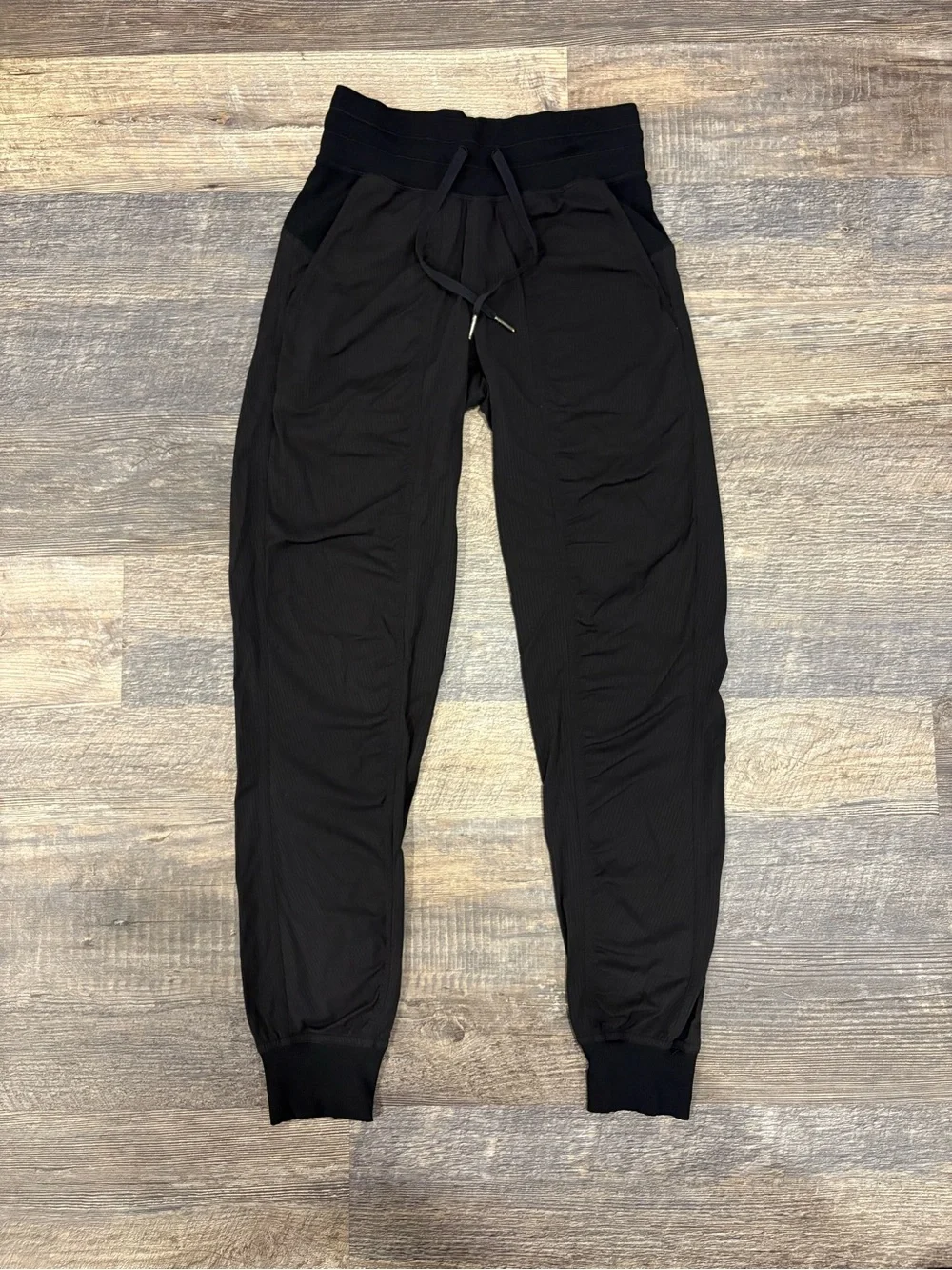 Lululemon Dance Studio Mid-Rise Jogger Full Length Black Size 2 LW5ETSG